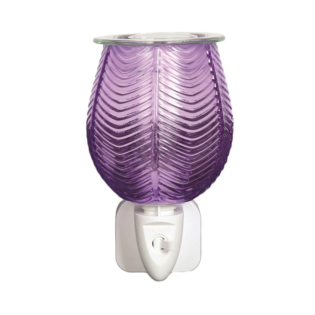 Aroma Lilac Lustre Ribbed Plug In Wax Melt Warmer £13.04